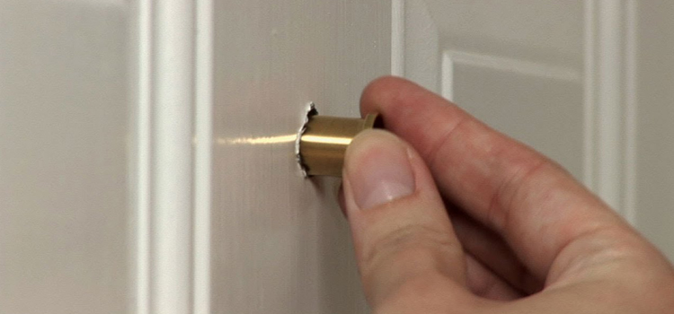 peephole door repair in La Verne
